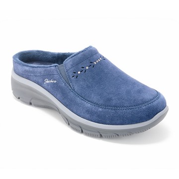 Skechers Easy Going Water-Repellent Studded Suede Clogs