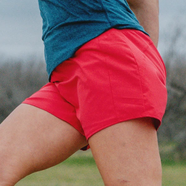 Woman wearing rabbit shorts