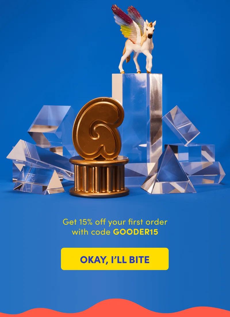 Get 15% off your first order with code GOODER15