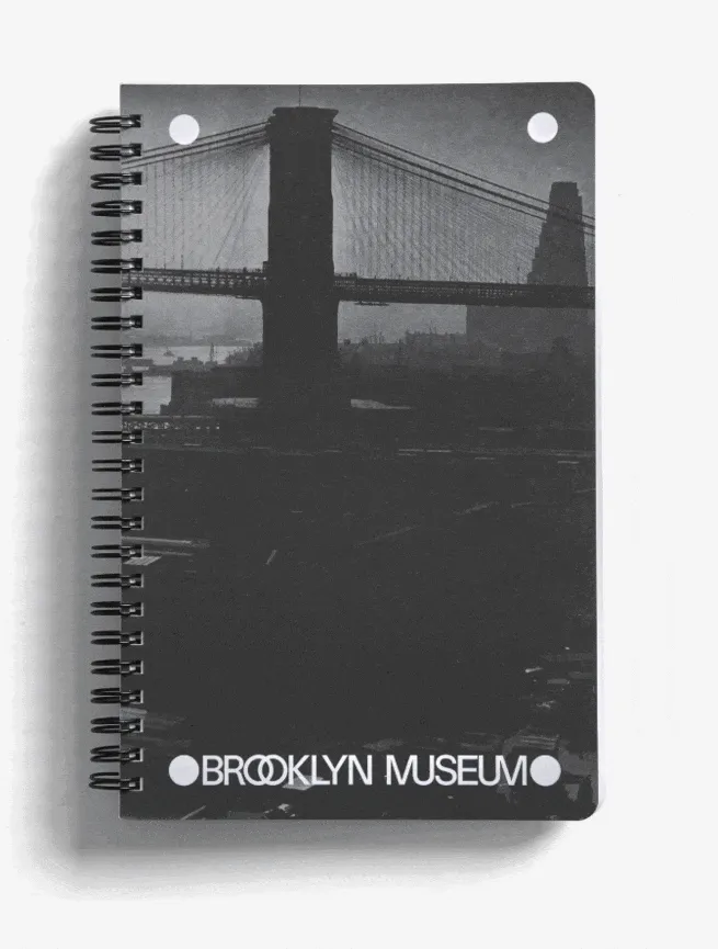 A GIF of Consuelo Kanaga notebook, catalogue, and poster