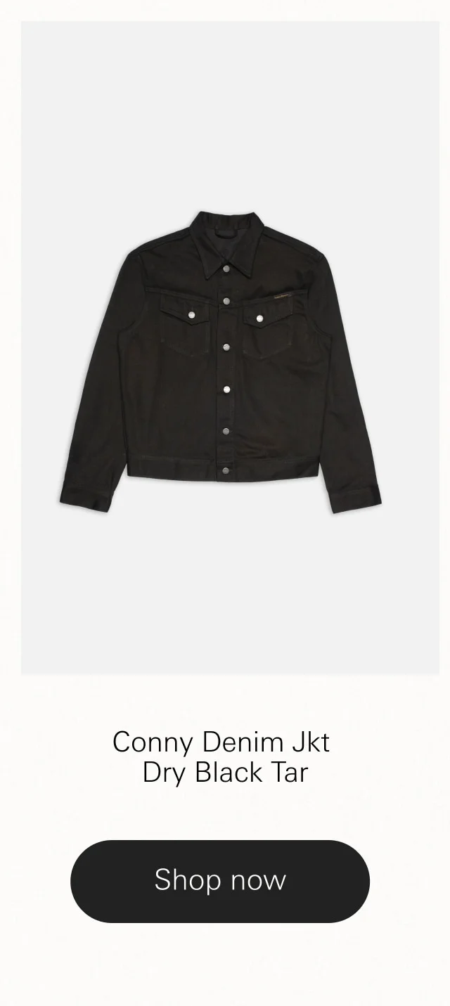 Conny Denim Jkt Dry Black Tar