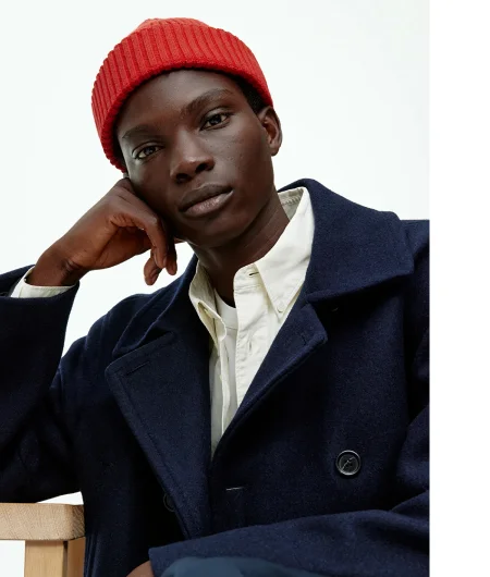 Ribbed Cotton Beanie