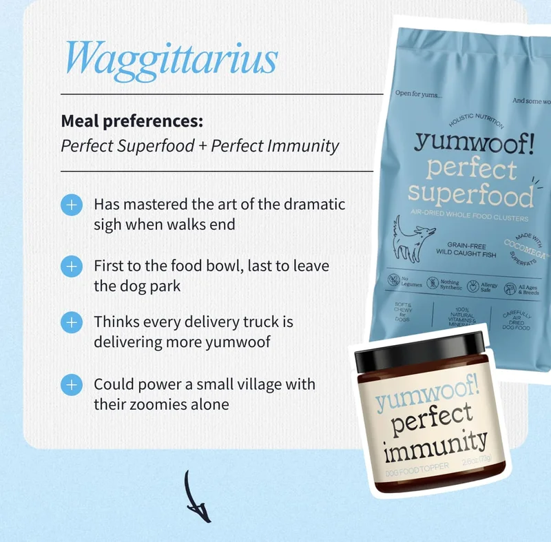 Waggittarius | Meal preferences: Perfect Superfood + Perfect Immunity