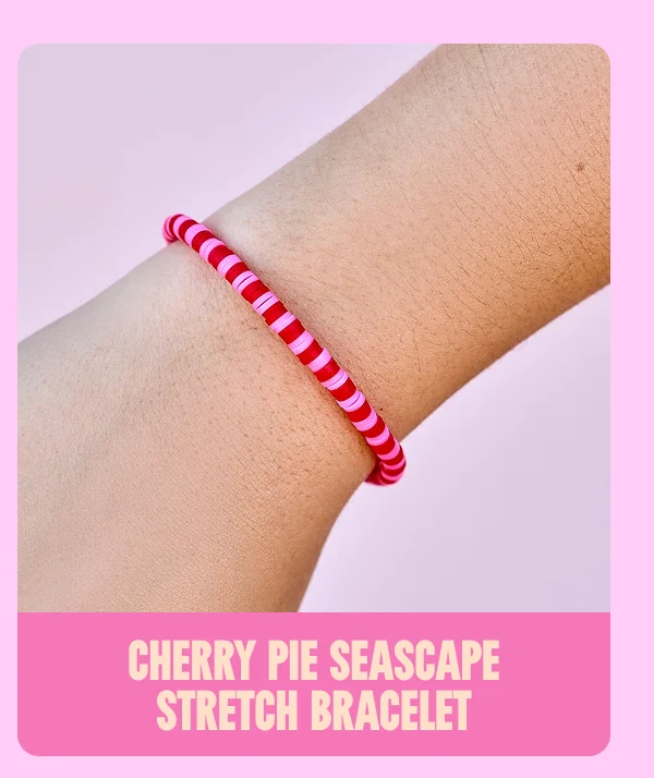 CHERRY PIE SEASCAPE STRETCH BRACELET