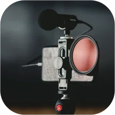 Image of a phone with a vnd filter on it