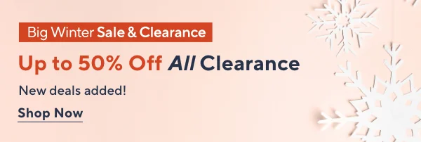 50% off all clearance