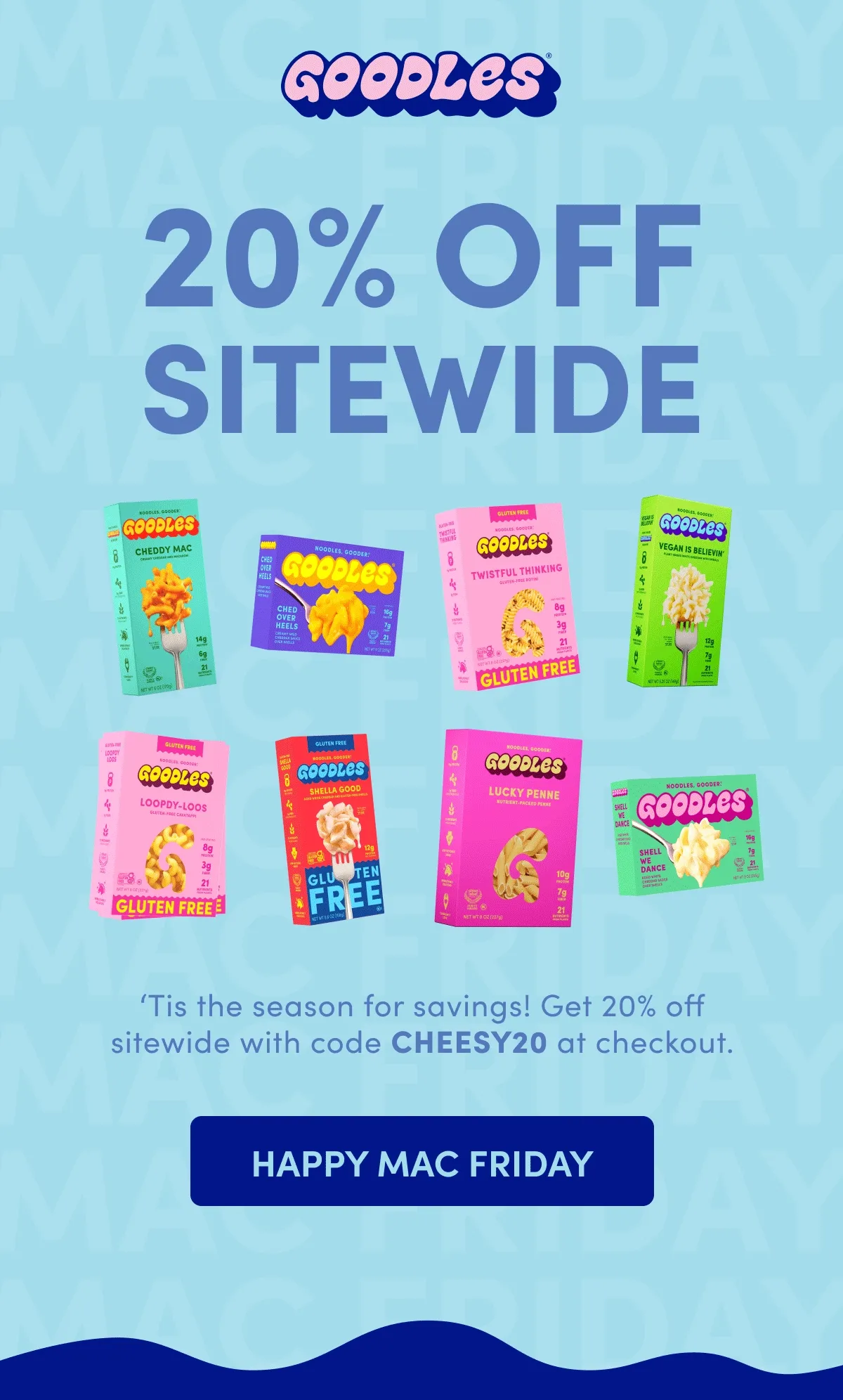 GOODLES 20% OFF SITEWIDE