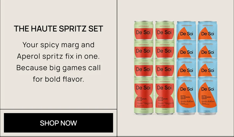 The Haute Spritz Set | Your spicy marg and Aperol spritz fix in one. Because big games call for bold flavor. | Shop Now