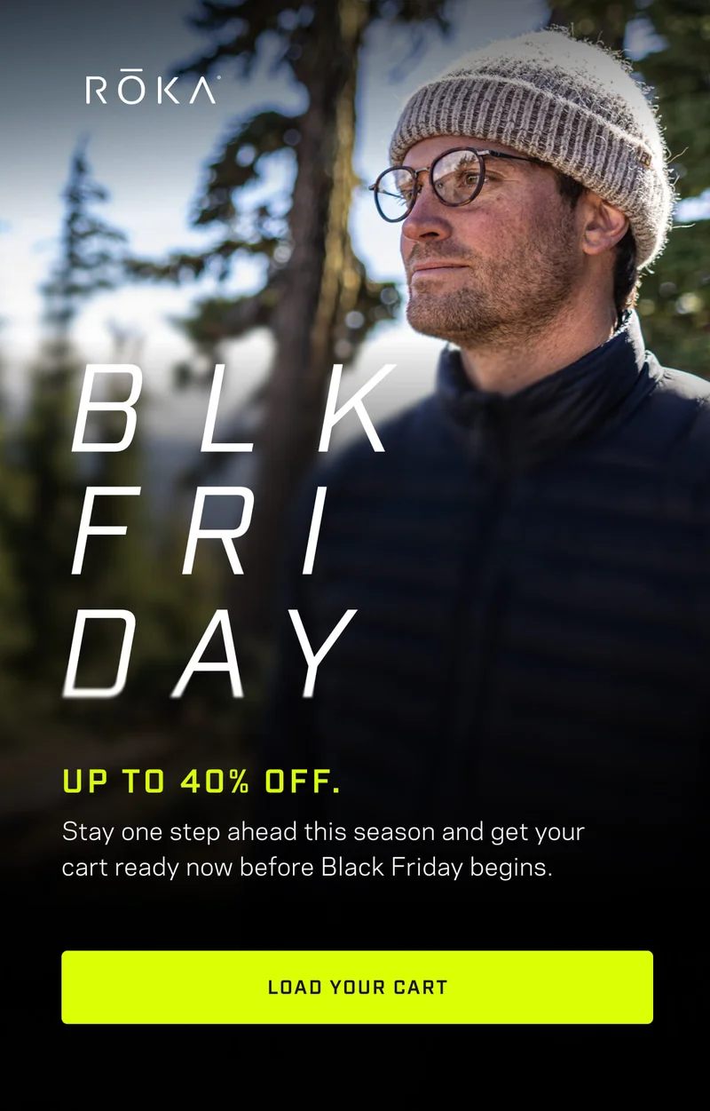 SHOP ROKA BLACK FRIDAY SALE 2025