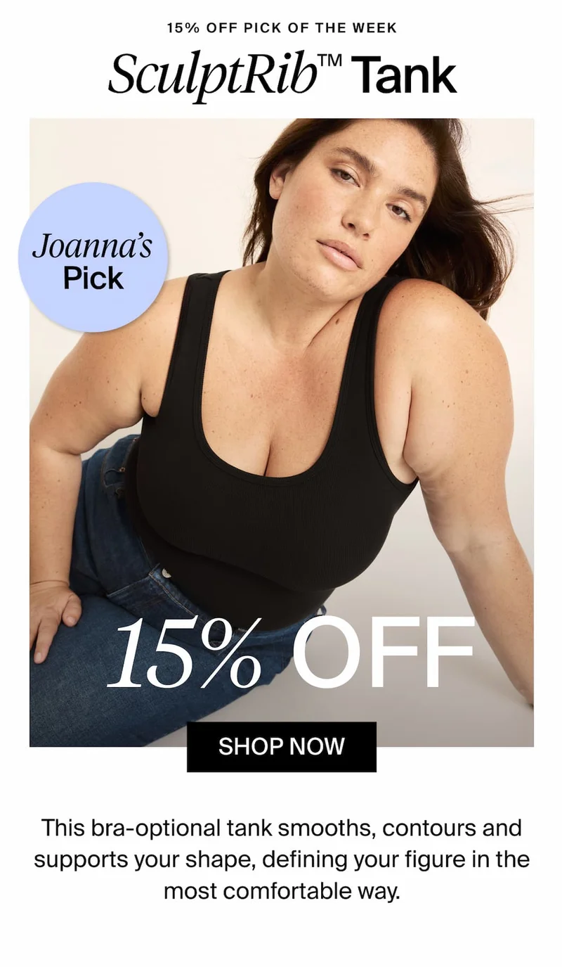 Pick of the Week. Studio Sport Dress. Joanna's Pick. 15% Off. SHOP NOW. From workout class to whatever's next, our founder is obsessed with this performance dress.