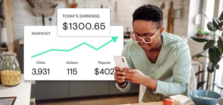 creator looking at their earnings