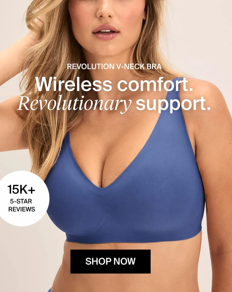Revolution v-neck bra. All time fave. All new colors. SHOP NOW