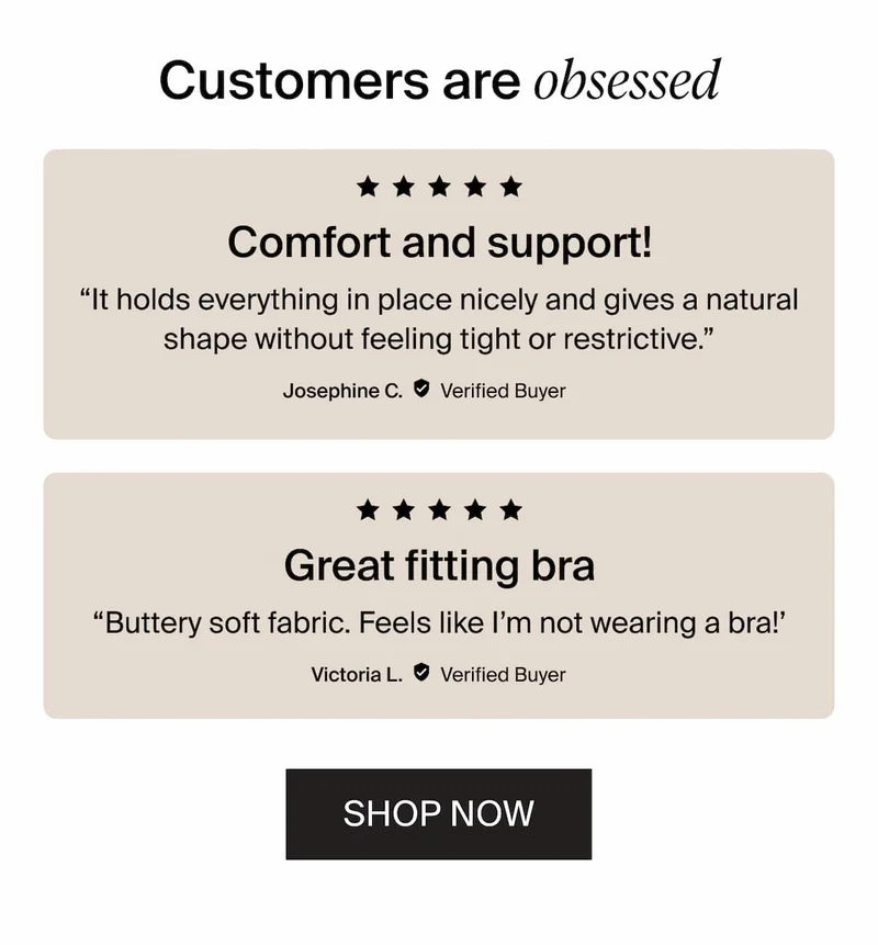 Customers are obsessed! Over 15K 5 star reviews.