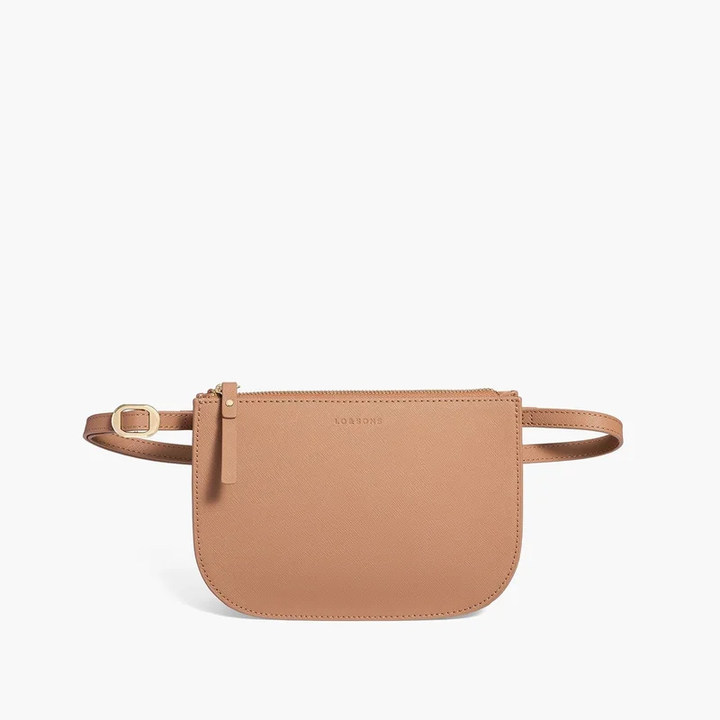 Image of Waverley 2 - Saffiano Leather - Dark Tan / Gold / Camel