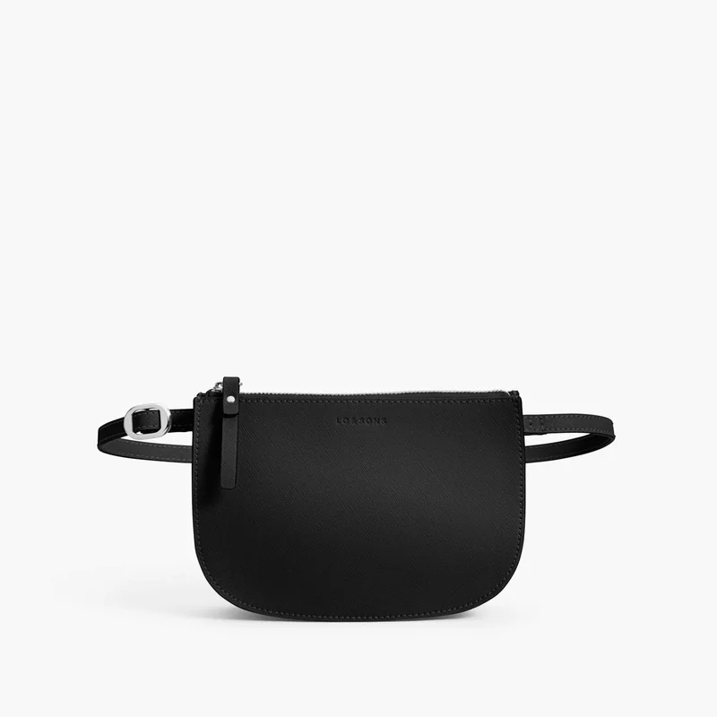 Image of Waverley 2 - Saffiano Leather - Black / Silver / Grey