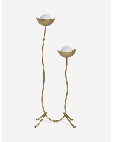 Kukka Floor Lamp by Sarah Sherman Samuel - Brass