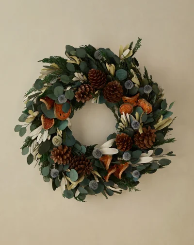 Shop Preserved Quince Cedar Wreath