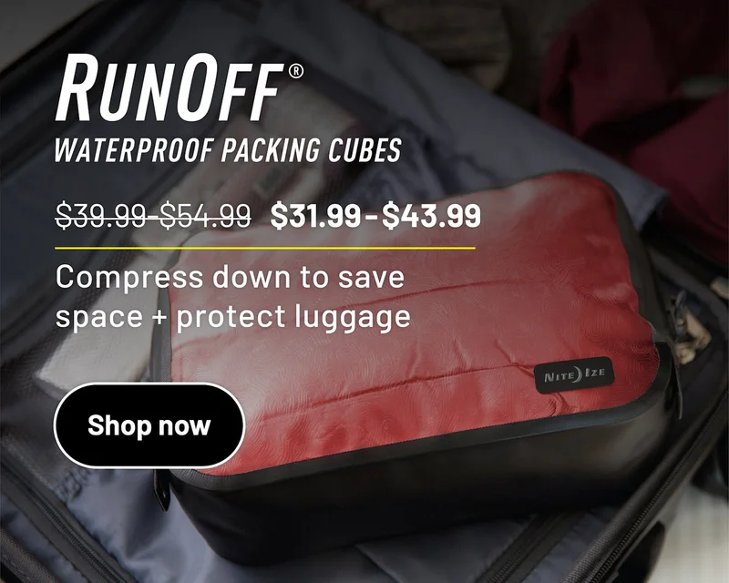 RunOff® Waterproof Packing Cubes