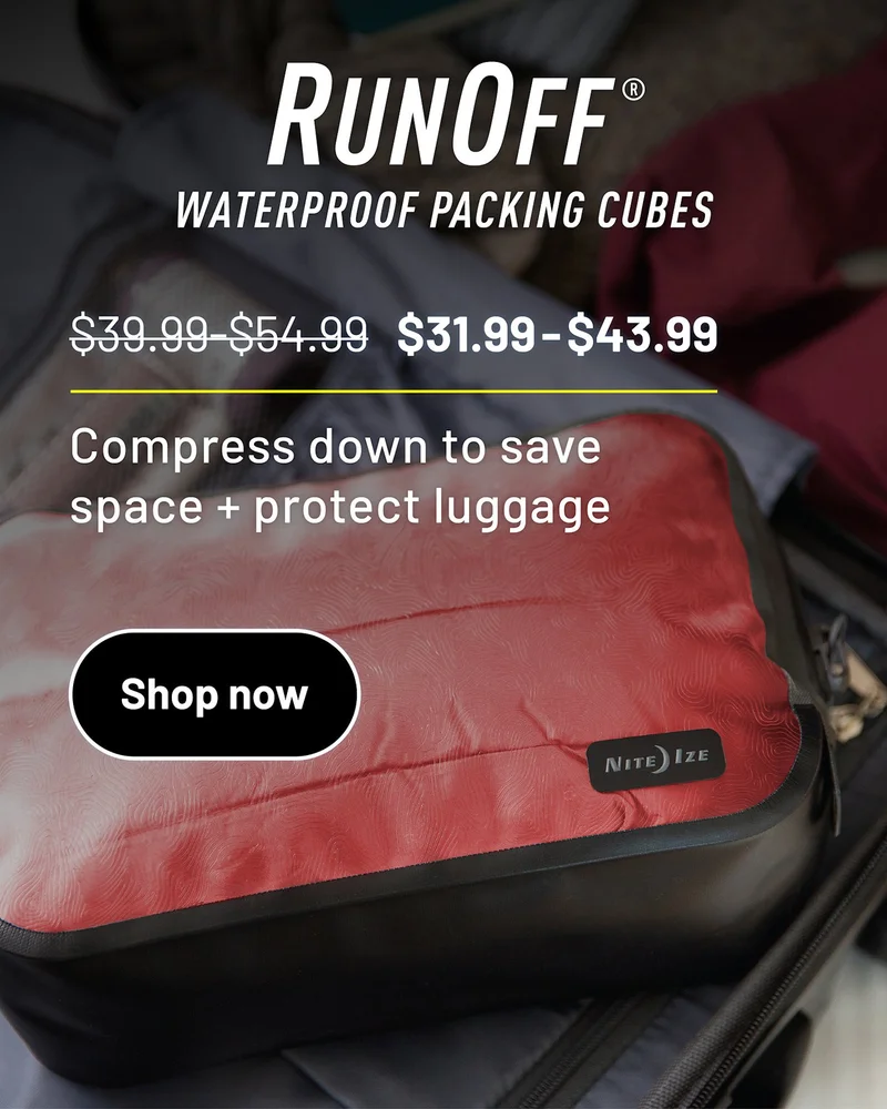 RunOff® Waterproof Packing Cubes