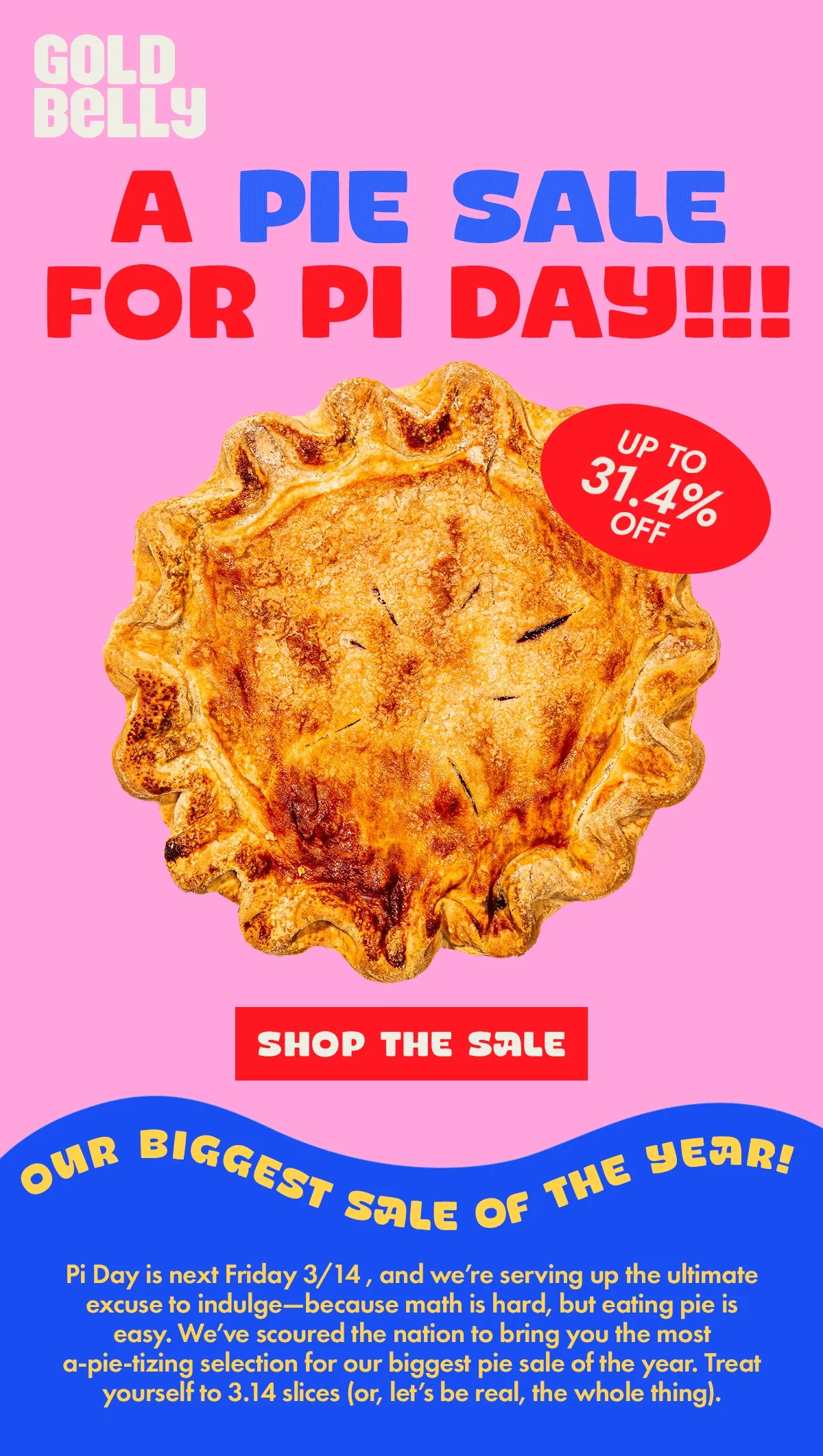 Pie Sale for Pi Day Pie Sale for Pi Day