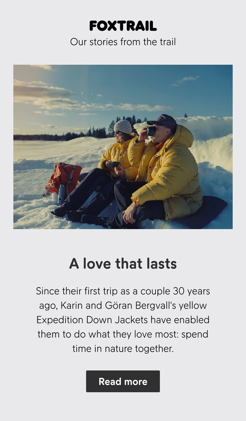 Expedition Jackets: A love that lasts