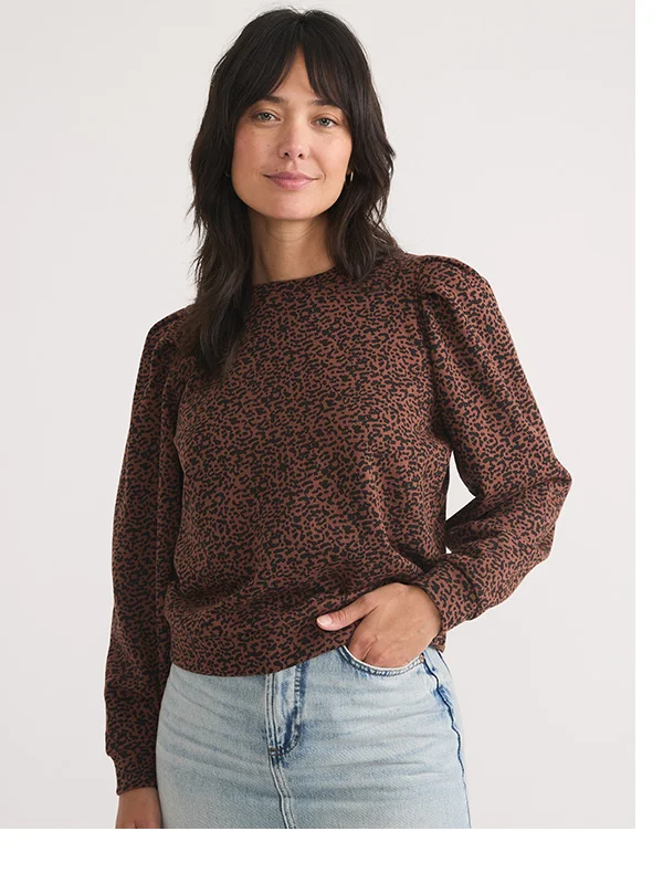 Enya Puff Sleeve Sweatshirt