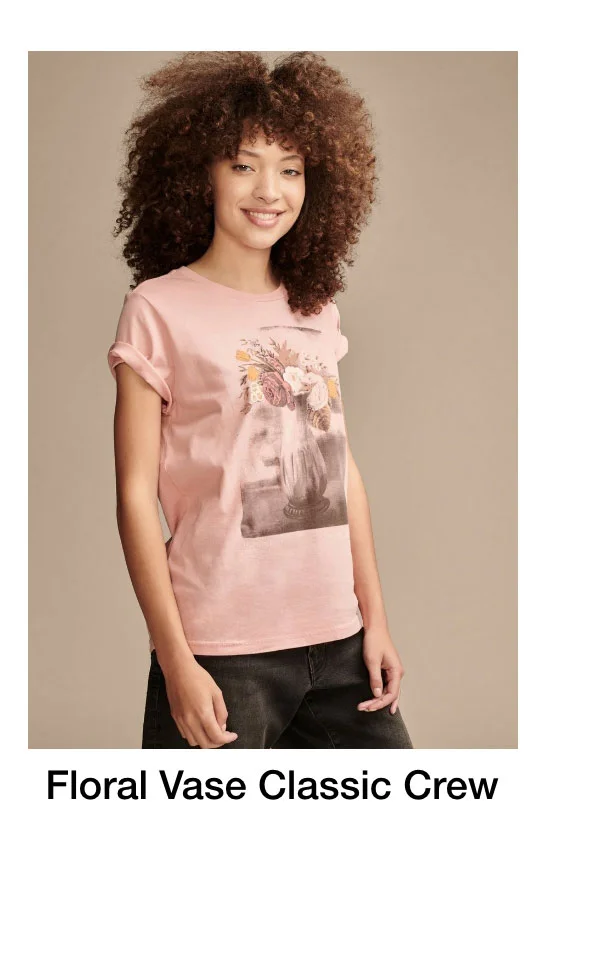 Floral Vase Classic Crew
