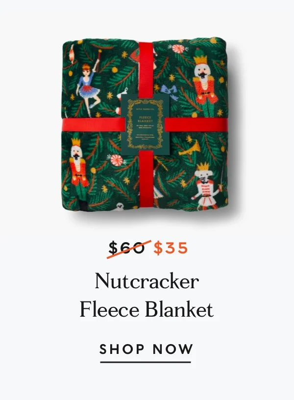 Nutcracker Fleece Blanket