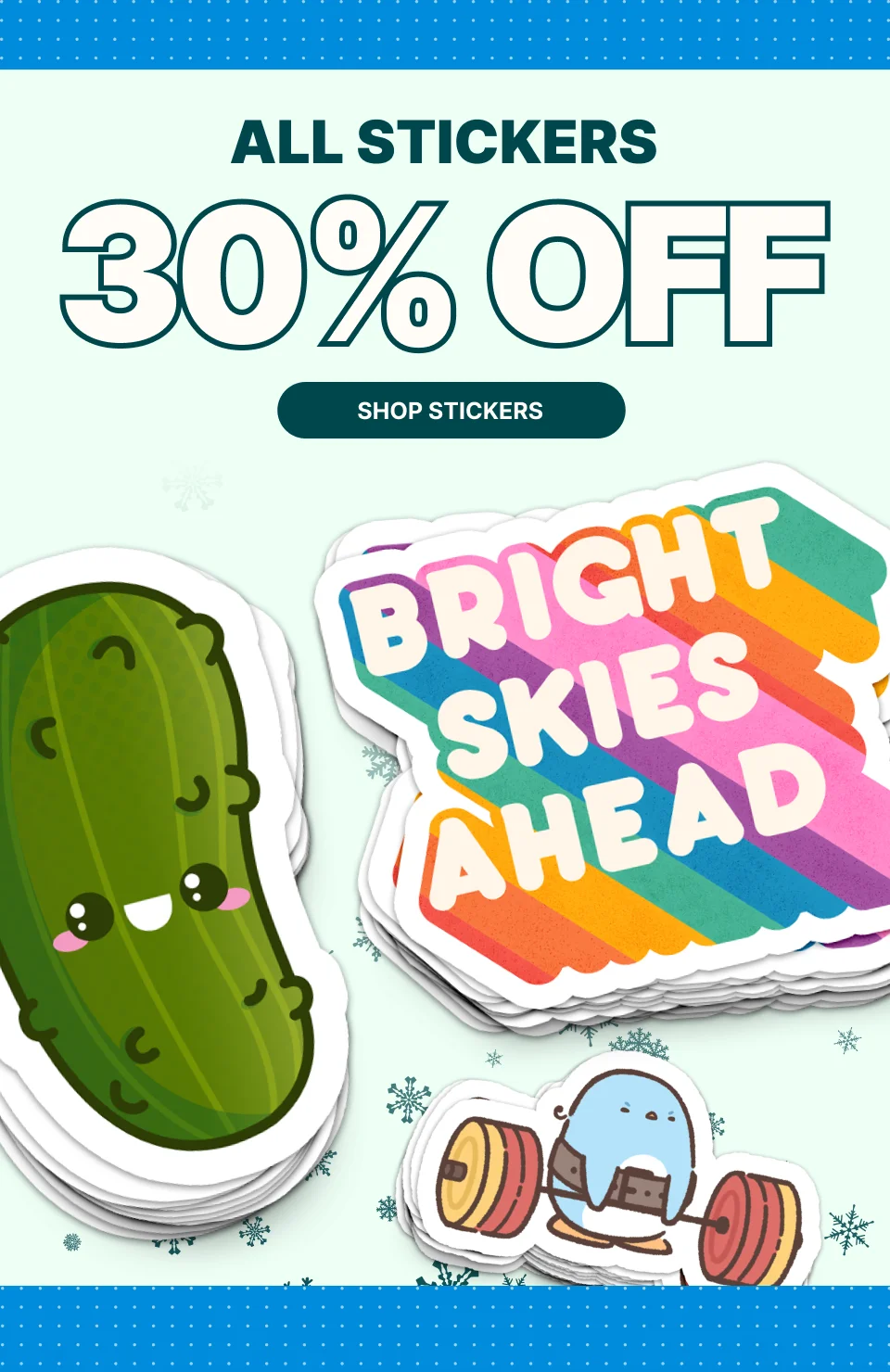 30% off stickers