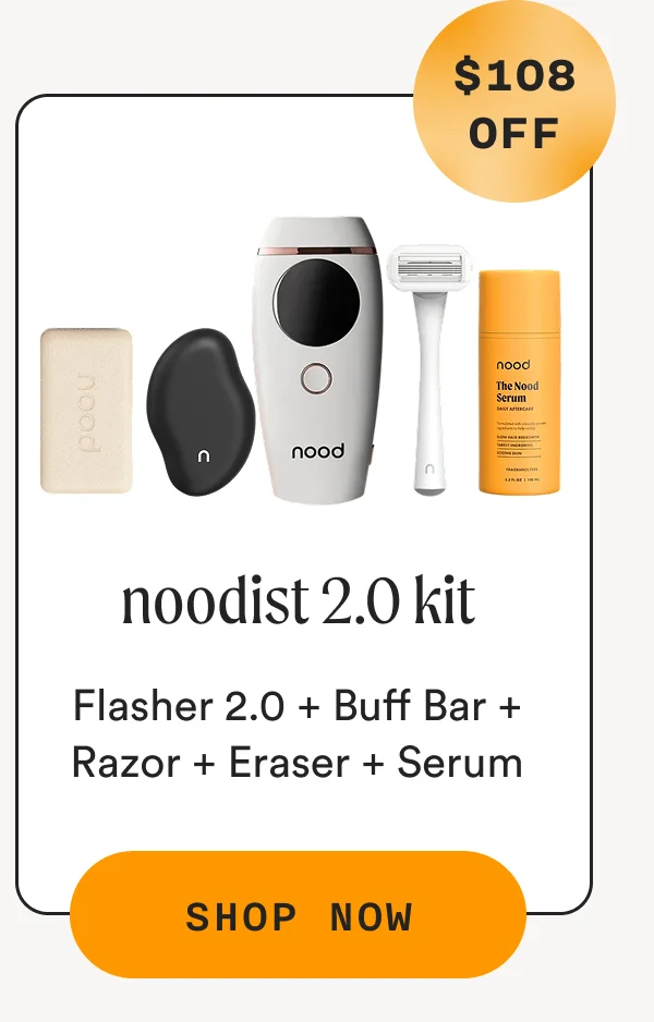 ($108 Off) - Noodist 2.0 Kit - Flasher 2.0 + Buff Bar + Razor + Eraser + Serum - SHOP NOW