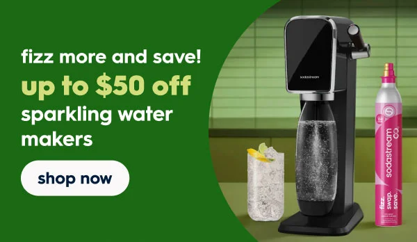 Get up to $50 off Sparkling Water Makers Get up to $50 off Sparkling Water Makers