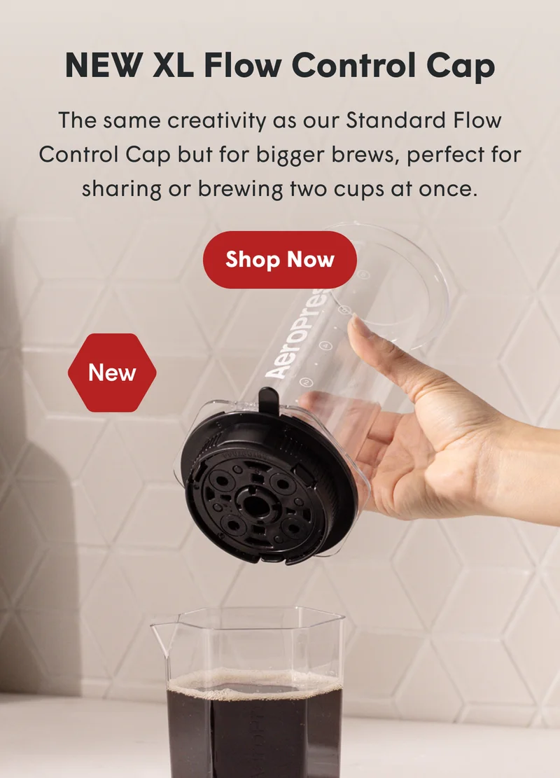 Brew Bigger with the NEW XL Flow Control Cap