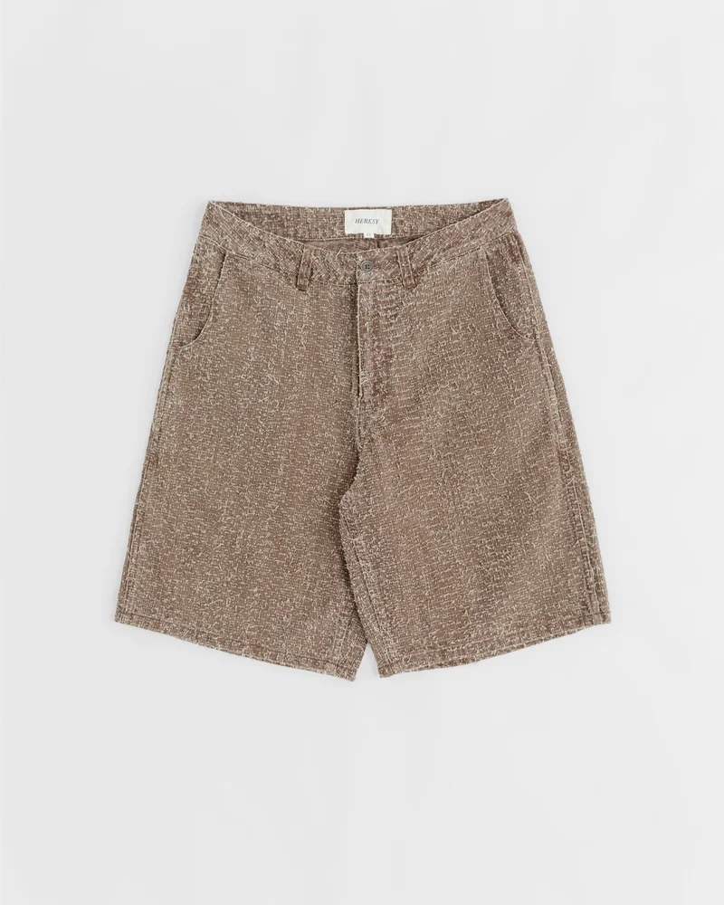 Image of Heresy Loop Shorts - Brown