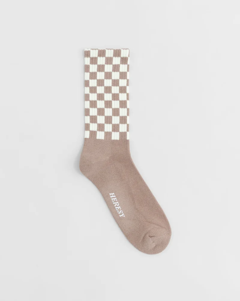 Image of Heresy Trellis Socks - Mushroom