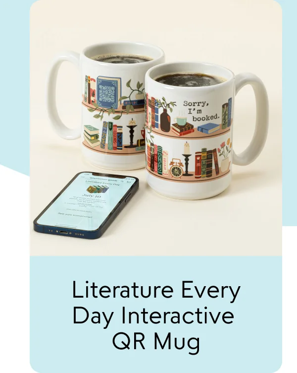 Literature Every Day Interactive QR Mug