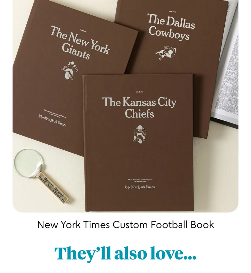 New York Times Custom Football Book