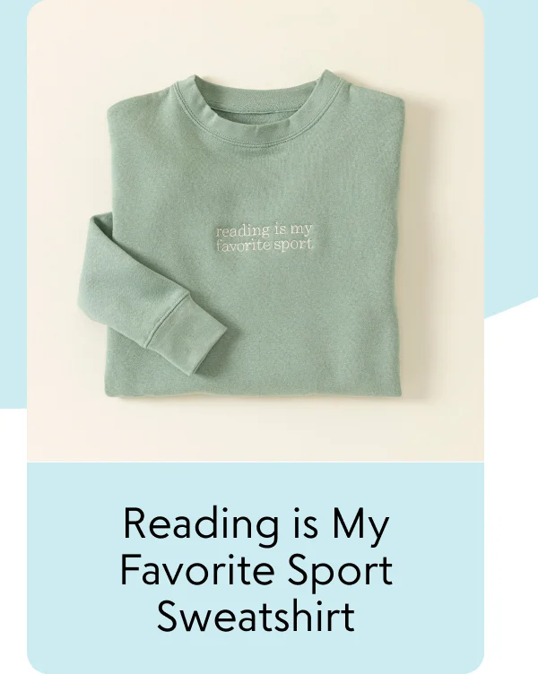 Reading is My Favorite Sport Sweatshirt