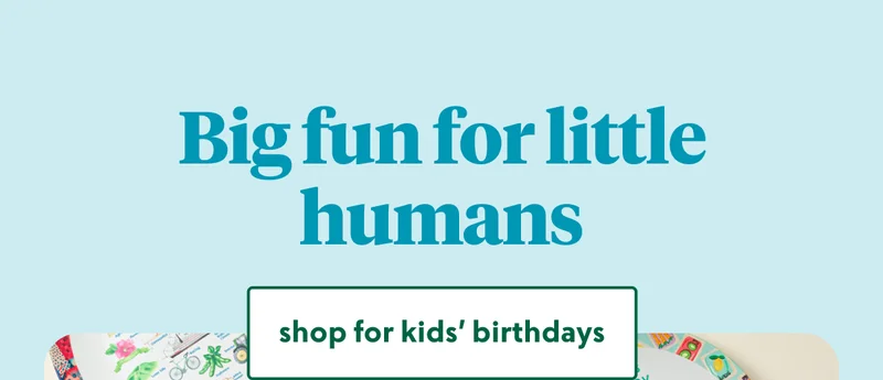 shop for kids' birthdays