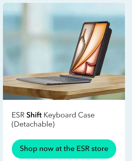 ESR Shift Keyboard Case (Detachable)