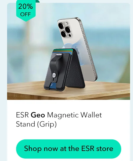 ESR Geo Magnetic Wallet Stand (Grip)