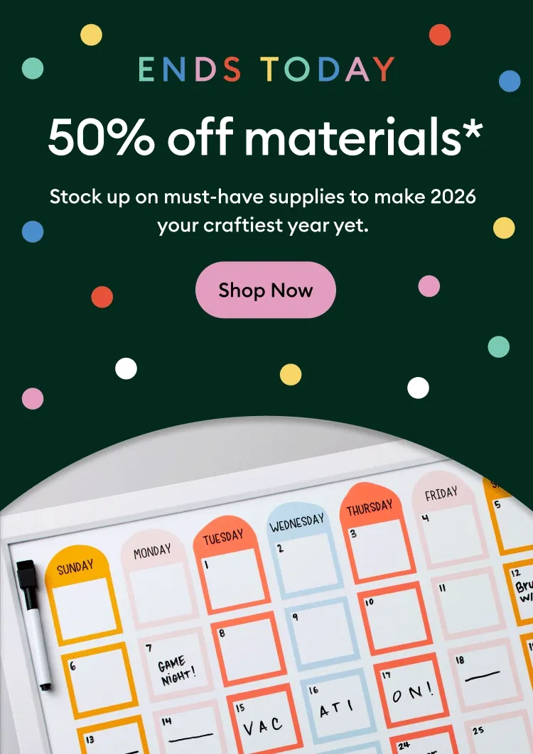 New Year New Materials.