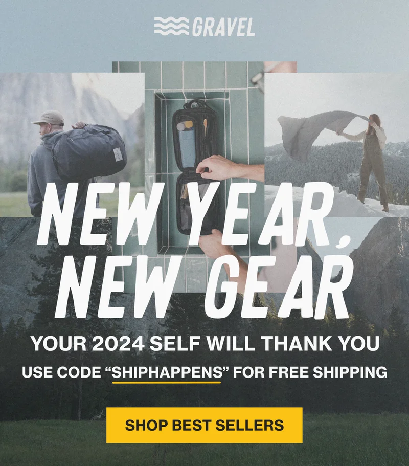 new year, new gear. Use "SHIPHAPPENS" for free shipping.