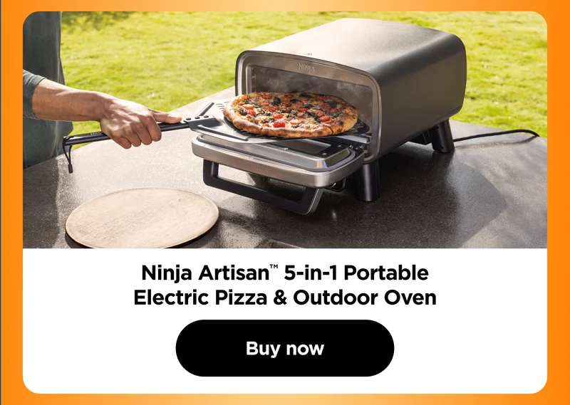 Ninja Artisan™ 5-in-1 Portable Electric Pizza & Outdoor Oven