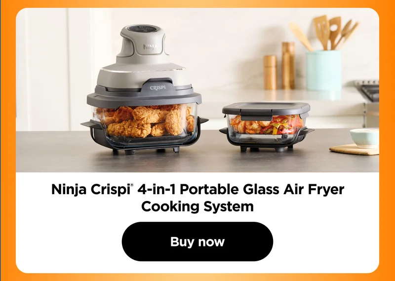 Ninja Crispi® 4-in-1 Portable Glass Air Fryer Cooking System