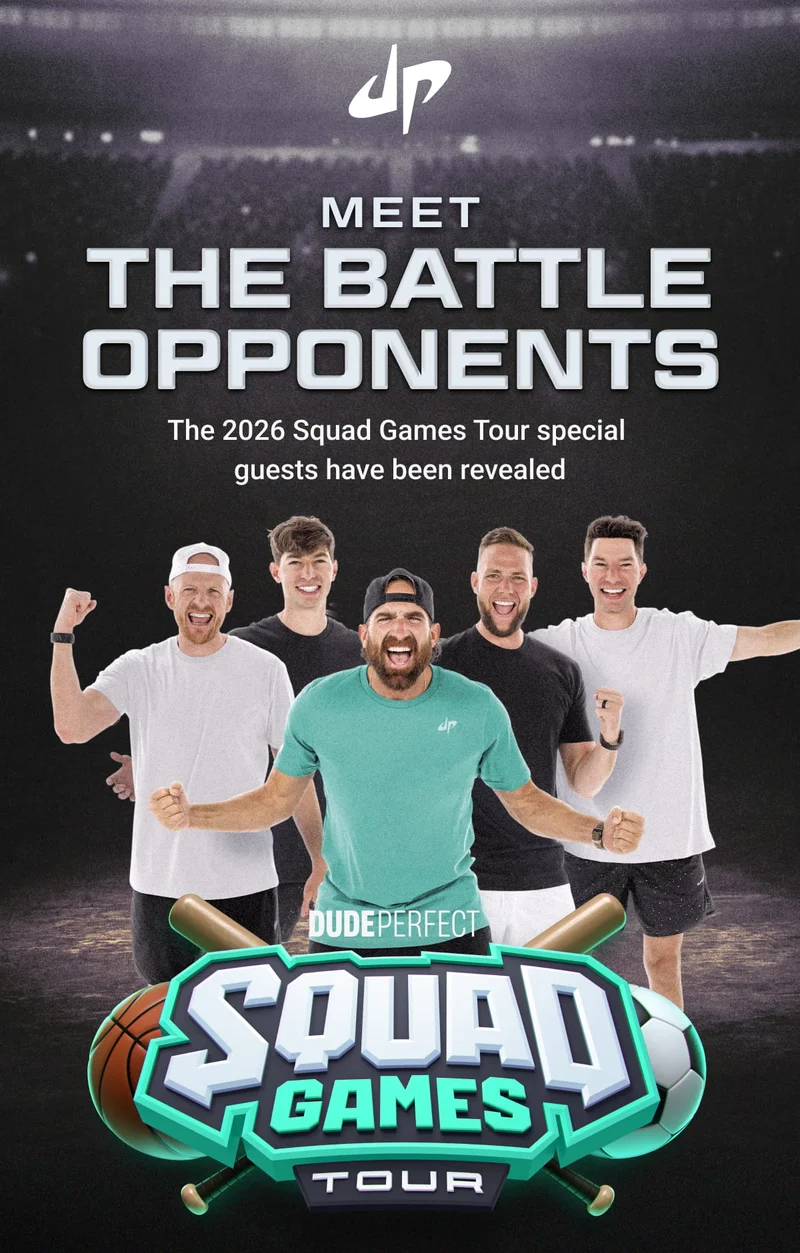 MEET THE BATTLE OPPONENTS | The 2026 Squad Games Tour special guests have been revealed