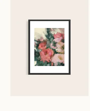 floral abstract 4 22 Art Print