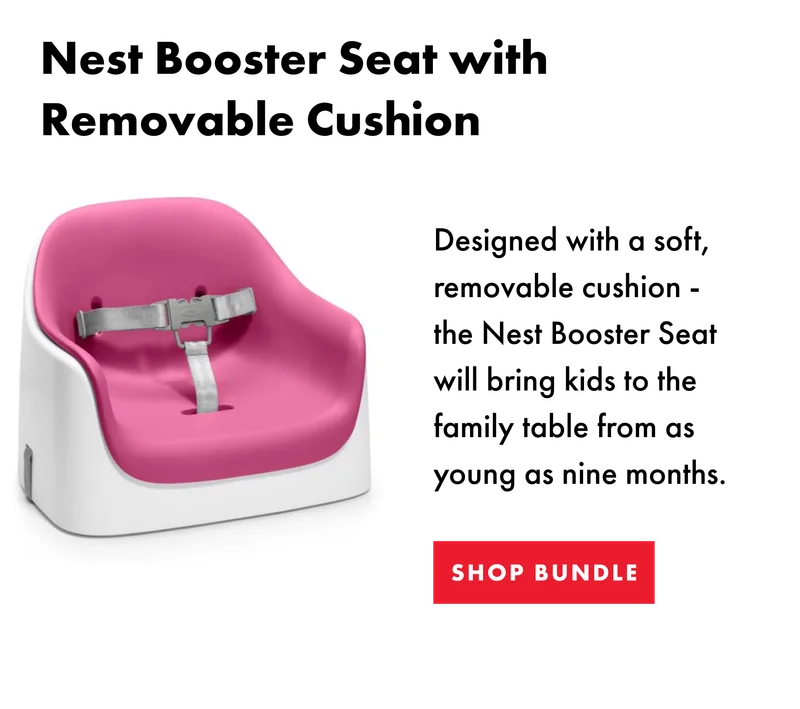 Nest Booster Seat with Removable Cushion