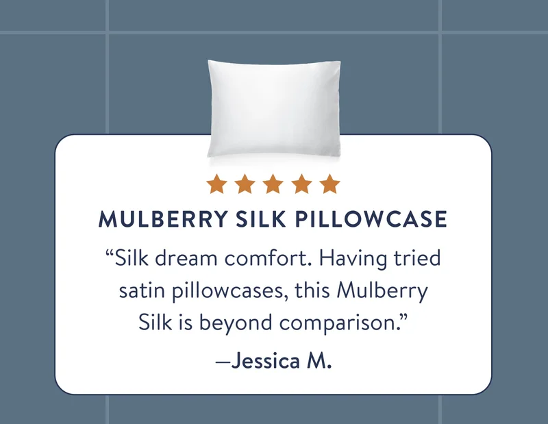 Mulberry silk bundle. “Silk dream comfort. Having tried satin pillowcases, this Mulberry Silk is beyond comparison.”