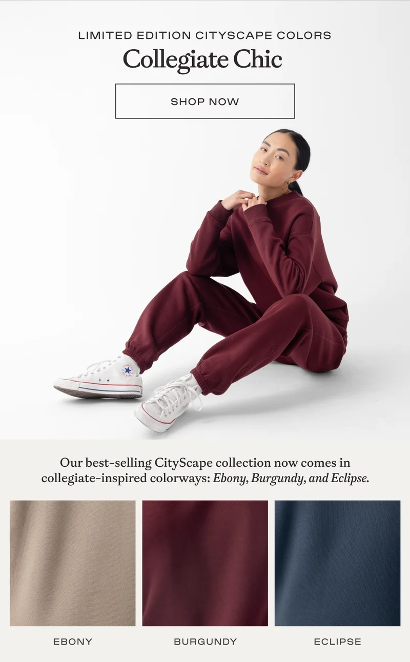 Collegiate Chic: Shop New LIMITED EDITION CityScape Colors