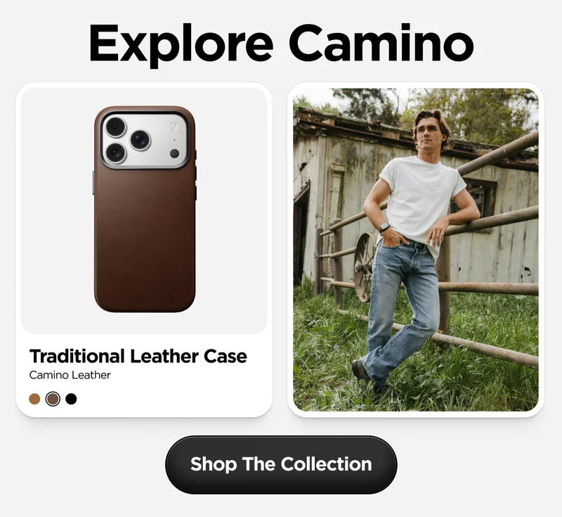 Explore Camino. Traditional Leather Case. Shop The Collection.